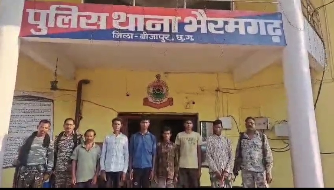 अलग – अलग थाना क्षेत्रों से कुल सात माओवादियों को किया गया गिरफ्तार।