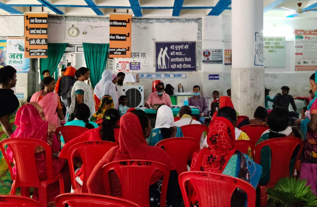 100 बिस्तरीय अस्पताल रामानुजगंज में बधिरता जांच शिविर का किया गया आयोजन